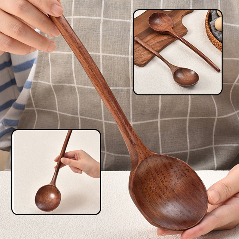 Długa drewniana łyżka do ramen – Home Cooking Japanese recenzja i cena