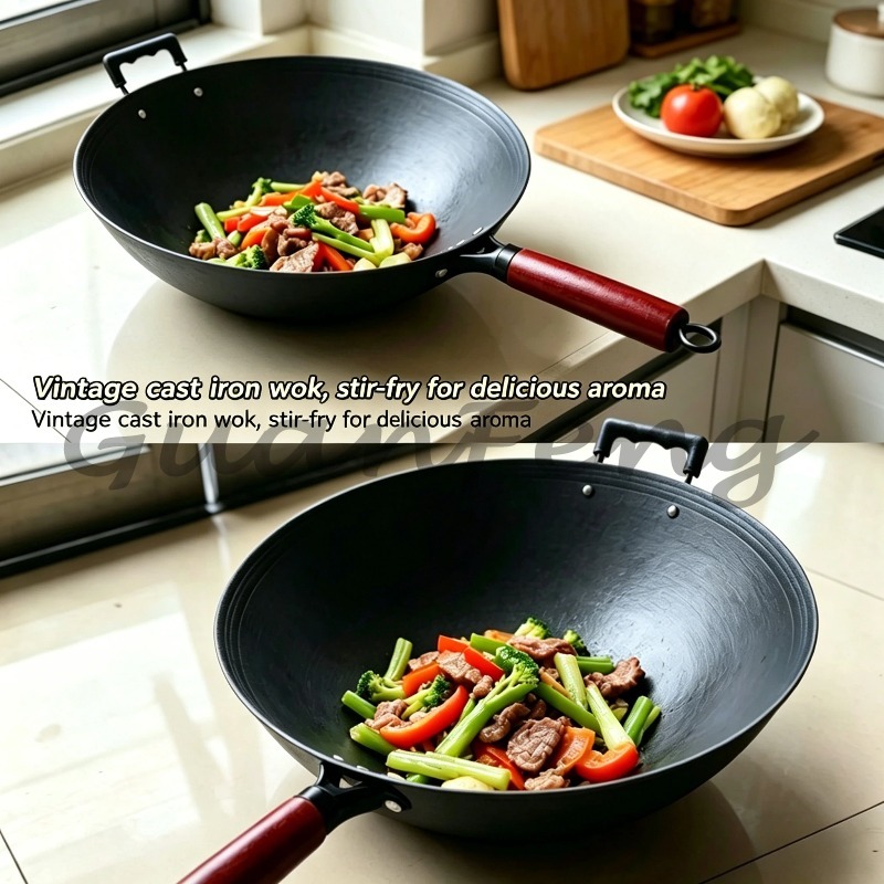 Ręcznie kute żelazne patelnie, – Home Cooking In Chinese recenzja i cena